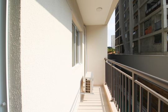 Varanda do Studio de kitnet/studio para alugar com 1 quarto, 29m² em Vila Olímpia, São Paulo