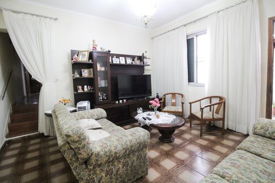 Casa 2 - Sala de casa à venda com 3 quartos, 107m² em Vila Prudente, São Paulo