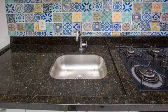 Cozinha de apartamento à venda com 2 quartos, 65m² em Centro, Diadema