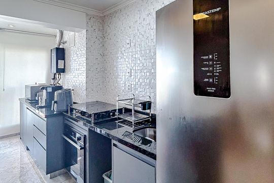 Cozinha de apartamento à venda com 3 quartos, 66m² em Tatuapé, São Paulo