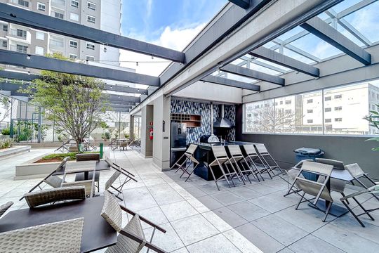 Área comum - Churrasqueira de apartamento à venda com 3 quartos, 66m² em Tatuapé, São Paulo
