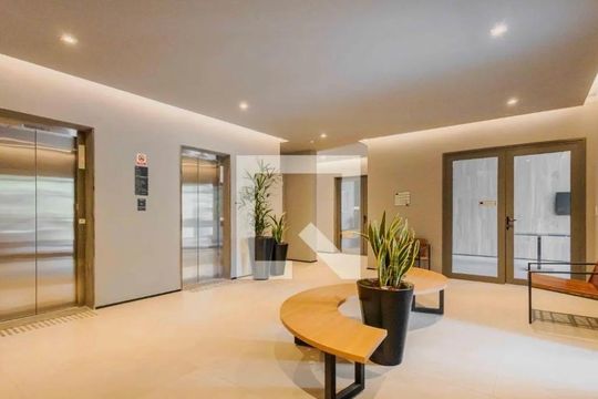 Área comum de kitnet/studio para alugar com 1 quarto, 31m² em Cerqueira César, São Paulo