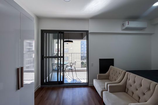 Studio de kitnet/studio para alugar com 1 quarto, 31m² em Cerqueira César, São Paulo