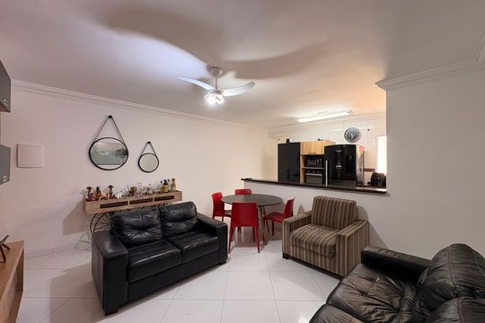 Sala de apartamento para alugar com 3 quartos, 150m² em Vila Valparaíso, Santo André