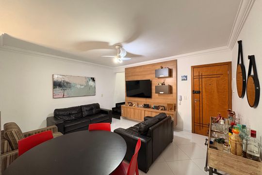 Sala de apartamento para alugar com 3 quartos, 150m² em Vila Valparaíso, Santo André