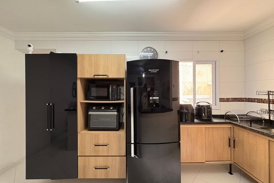 Cozinha  de apartamento para alugar com 3 quartos, 150m² em Vila Valparaíso, Santo André