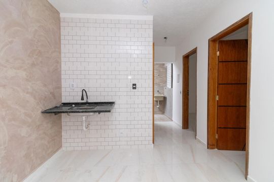 Sala/Cozinha de apartamento à venda com 2 quartos, 44m² em Vila Marieta, São Paulo