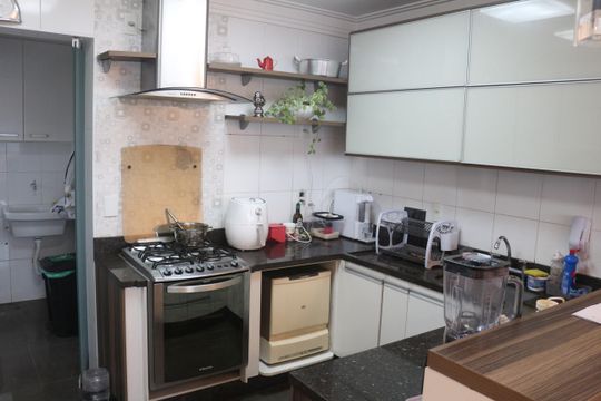 Cozinha de apartamento à venda com 2 quartos, 98m² em Boa Vista, São Caetano do Sul
