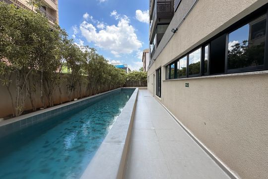 Área comum - Piscina de apartamento à venda com 1 quarto, 41m² em Empresarial 18 do Forte, Barueri