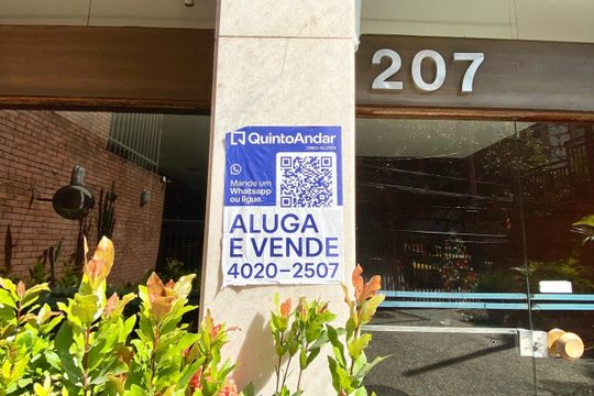 PLACA de apartamento à venda com 1 quarto, 42m² em Botafogo, Rio de Janeiro