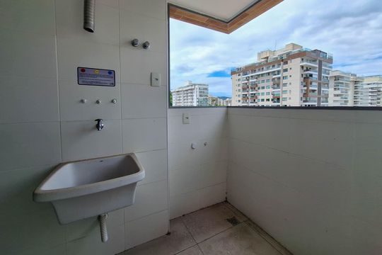 Área de Serviço de apartamento à venda com 2 quartos, 80m² em Santa Rosa, Niterói