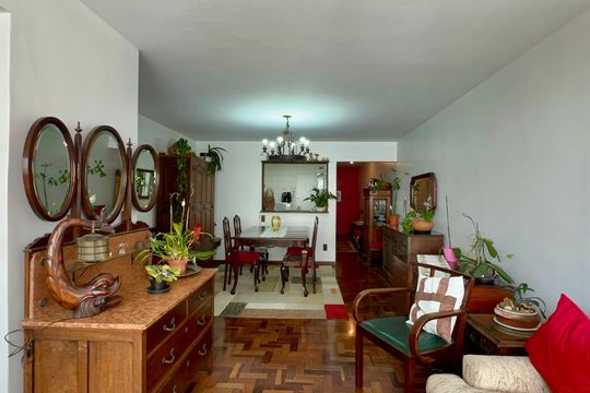 Sala de apartamento à venda com 3 quartos, 127m² em Perdizes, São Paulo