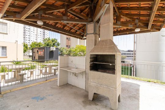 Área Comum - Churrasqueira de apartamento para alugar com 1 quarto, 49m² em Parque Savoi City, São Paulo