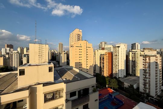 Vista de apartamento à venda com 2 quartos, 98m² em Vila Nova Conceição, São Paulo