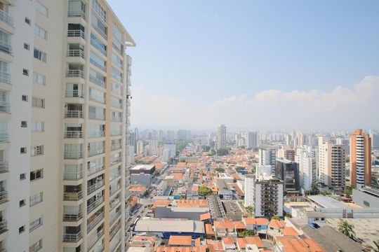 Vista da varanda de apartamento à venda com 4 quartos, 224m² em Vila Gomes Cardim, São Paulo