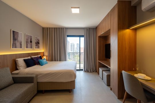 Studio de kitnet/studio para alugar com 1 quarto, 27m² em Perdizes, São Paulo