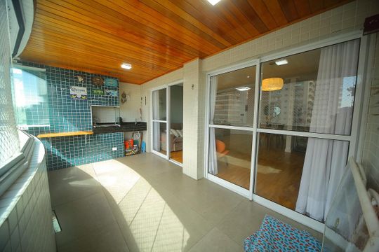 Varanda da Sala de apartamento à venda com 3 quartos, 130m² em Centro, São Bernardo do Campo