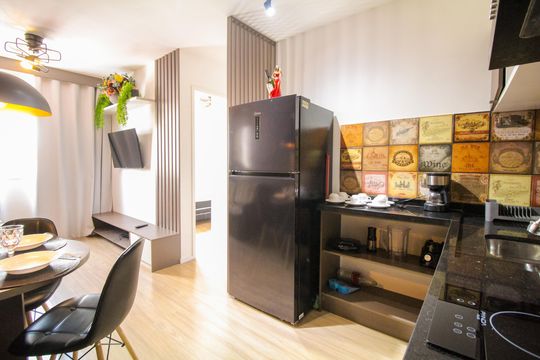 Cozinha de apartamento à venda com 2 quartos, 34m² em Brás, São Paulo