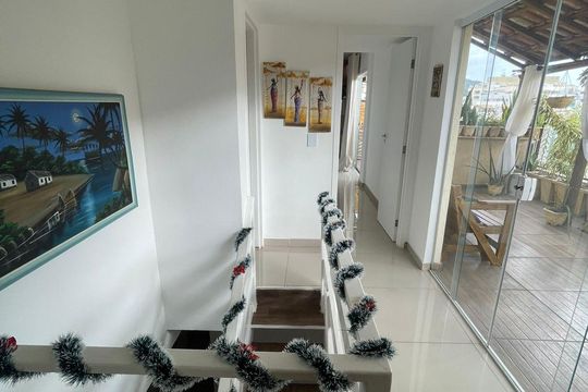 Sala de apartamento à venda com 3 quartos, 215m² em Freguesia (Jacarepaguá), Rio de Janeiro