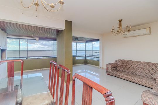 Sala de apartamento à venda com 3 quartos, 170m² em Praia de Belas, Porto Alegre