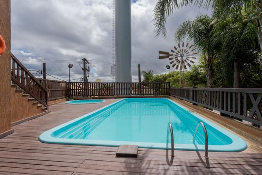 Área comum - Piscina de casa de condomínio à venda com 3 quartos, 86m² em Jardim Itu, Porto Alegre