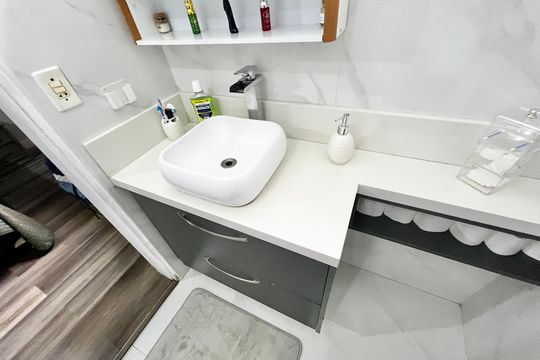 Banheiro da Suíte 3 de casa à venda com 3 quartos, 200m² em Jardim Carlu, São Paulo