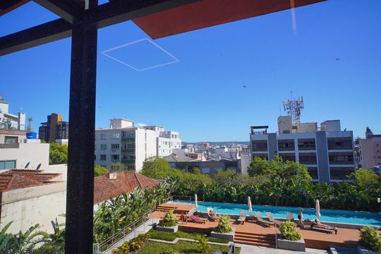 Sala-Vista  de apartamento à venda com 3 quartos, 144m² em Independência, Porto Alegre