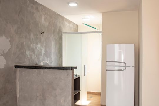 Sala de apartamento para alugar com 1 quarto, 38m² em Mirandópolis, São Paulo