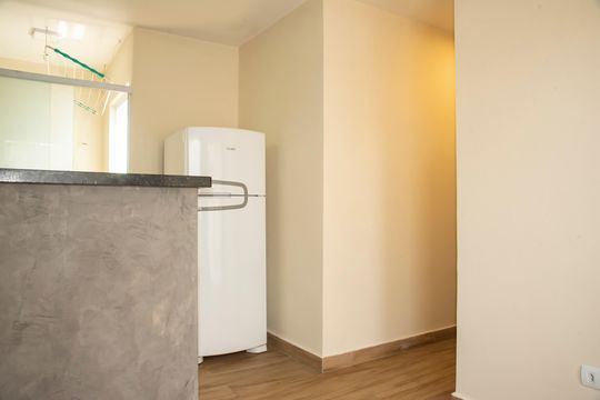 Sala de apartamento para alugar com 1 quarto, 38m² em Mirandópolis, São Paulo