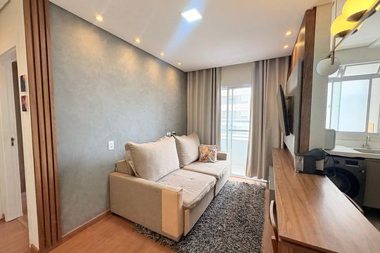 Sala de apartamento à venda com 2 quartos, 47m² em Ponte Sao Joao, Jundiaí
