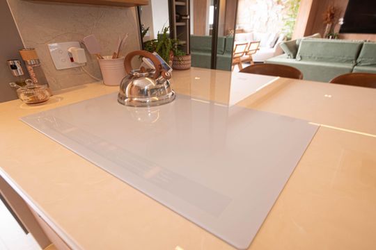 Cozinha de apartamento para alugar com 3 quartos, 136m² em Jardim Dom Bosco, São Paulo