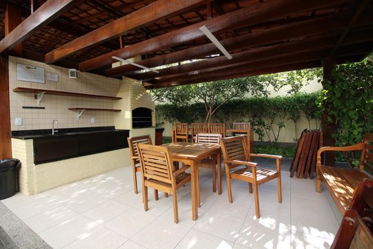 Área Comum - Churrasqueira de apartamento à venda com 2 quartos, 143m² em Barra Olímpica, Rio de Janeiro