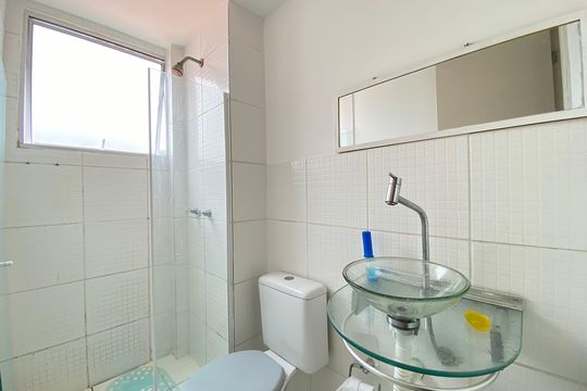 Banheiro de apartamento à venda com 2 quartos, 55m² em Tomás Coelho, Rio de Janeiro