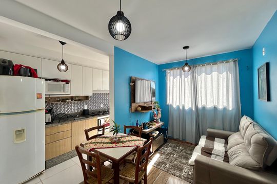 Sala de apartamento à venda com 2 quartos, 44m² em Feitoria, São Leopoldo