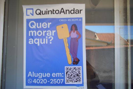 placa de apartamento para alugar com 1 quarto, 45m² em Guarani, Novo Hamburgo