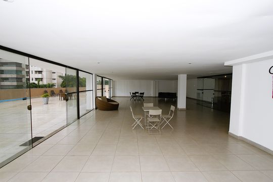 Área comum - Salão de festas de apartamento para alugar com 1 quarto, 50m² em Belvedere, Belo Horizonte