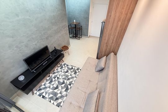 Sala de apartamento para alugar com 1 quarto, 34m² em Vila Mariana, São Paulo