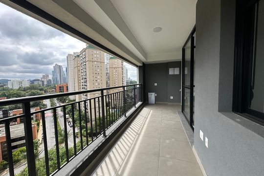 Varanda da Sala de apartamento à venda com 3 quartos, 94m² em Alphaville Empresarial, Barueri