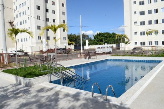 Área comum - Piscina de apartamento para alugar com 2 quartos, 41m² em São Gabriel, Belo Horizonte