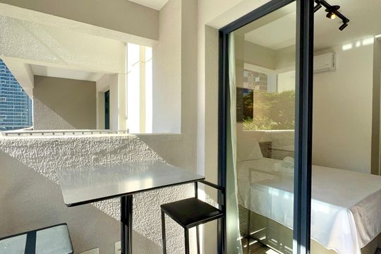 Varanda de kitnet/studio para alugar com 1 quarto, 23m² em Perdizes, São Paulo