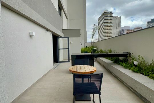 Área comum de kitnet/studio à venda com 1 quarto, 23m² em Perdizes, São Paulo