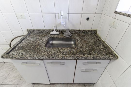 Cozinha de apartamento à venda com 2 quartos, 52m² em Itaquera, São Paulo