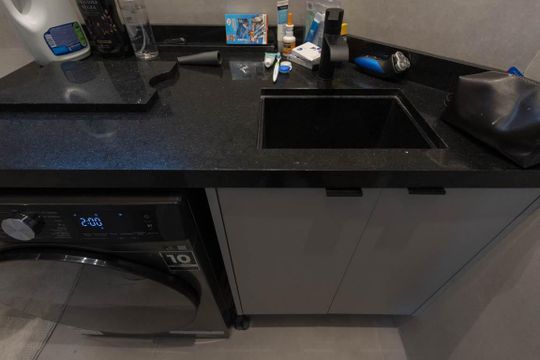 Banheiro de apartamento para alugar com 1 quarto, 55m² em Santa Cecilia, São Paulo