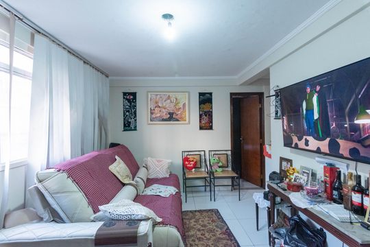 Sala de apartamento à venda com 2 quartos, 57m² em Parque Residencial Vila União, Campinas