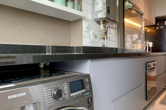 Área de Serviço de apartamento à venda com 2 quartos, 57m² em Pinheiros, São Paulo