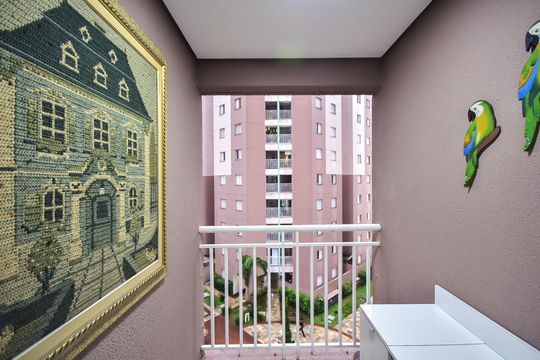 Varanda de apartamento para alugar com 2 quartos, 52m² em Vila Sonia do Taboao, Taboão da Serra