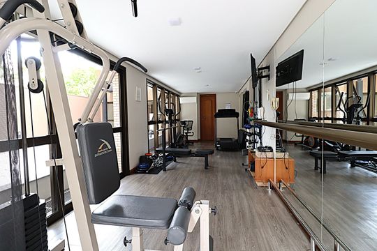 Área comum - Academia de apartamento à venda com 3 quartos, 106m² em Petrópolis, Porto Alegre
