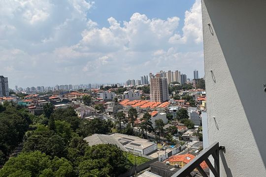 varanda de apartamento à venda com 3 quartos, 70m² em Vila Bela Vista, Santo André