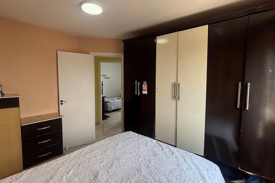 Quarto de apartamento à venda com 3 quartos, 70m² em Vila Bela Vista, Santo André