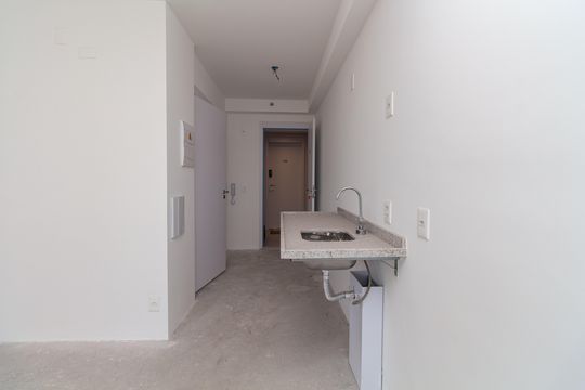 Cozinha de kitnet/studio à venda com 1 quarto, 30m² em Vila Mariana, São Paulo